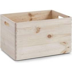 Zeller Present allzweckkiste holzbox aufbewahrungsbox holzkiste deckel 40x30x24cm Staukasten