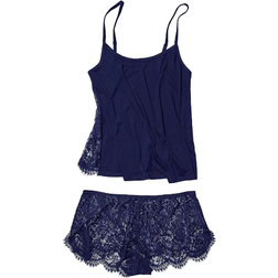 Reign Cami & Shorts Sleep Set - Medieval Blue