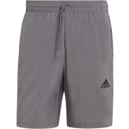 Adidas Aeroready Essentials Chelsea 3-stripes Shorts - Grey Five/Black