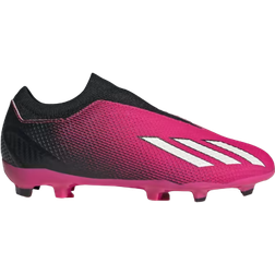 Adidas Kid's X Speedportal 3 Cleats - Team Shock Pink 2/Zero Metalic/Core Black