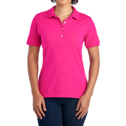 Jerzees Women's Spotshield Jersey Sport Shirt - Cyber Pink