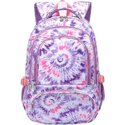 Bluefairy Tie Dye Backpack - A-Spiral/Purple