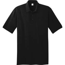 Port & Company Core Blend Jersey Knit Polo Shirt - Jet Black