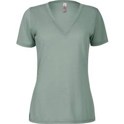 Platinum P514S Delta Women's Slub Short Sleeve V-Neck Tee - Sea Glass