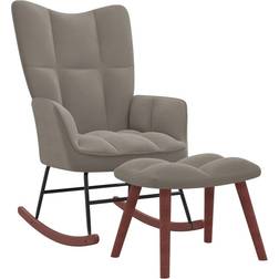 vidaXL Ottoman Rocking Chair 38.6"