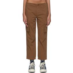 Frame Women's Relaxed Cropped Utility Pants - Washed Latte