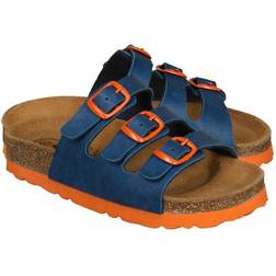 Lico Pantoletten KIDS in marine/orange