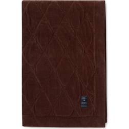 Lexington Quilted Organic Velvet Überdecke Braun