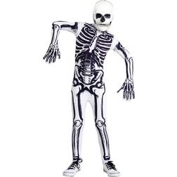 White skeleton kids costume