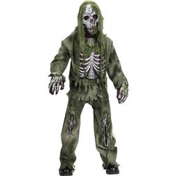 Fun World Kids deluxe walking dead zombie halloween fancy dress costume age p6403