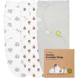 3pk Organic Baby Swaddle Sleep Sacks, Ergonomic Baby Swaddles 0-3 Months, Newborn, Infant Swaddle Sack The Wild The Wild