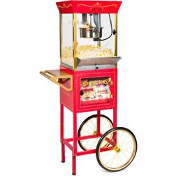 Nostalgia NKPCONCRT10RD Concession Popcorn Cart