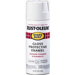 Rust-Oleum Stops Professional Gloss Protective Enamel Spray Wood Paint White