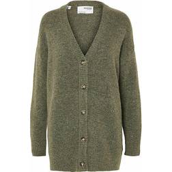 Selected FEMME Cardigan SLFMALINE olive