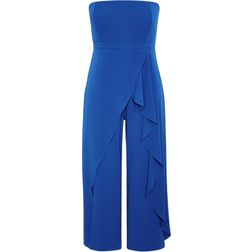 City Chic Attract Jumpsuit - Ultra Blue