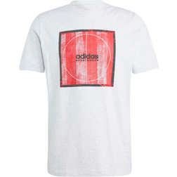 Adidas Tiro Box Graphic T-shirt - Light Grey Heather