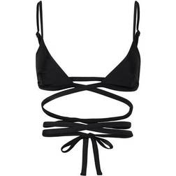 Matteau Wrap bikini top black