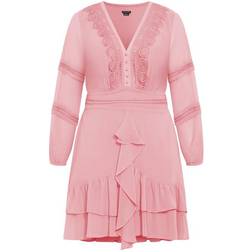 City Chic Sweetheart Dress - Blush