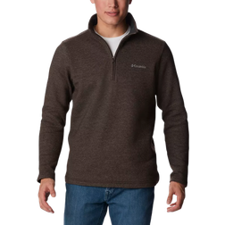 Columbia Men's Great Hart Mountain III Half Zip - Cordovan Heather