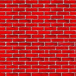 Red Brick Wall Party Backdrop For Christmas 4 Foot X 20 Foot Party Supplies