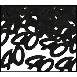 Beistle 1/4 40 Silhouettes Fanci Confetti Black 5/Pack 50626-BK