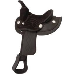 Tough-1 King Series Suede Seat Synthetic Miniature Saddle