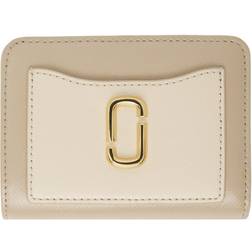 Marc Jacobs Beige 'The Mini Compact' Wallet - 241 Khaki Multi UNI