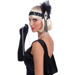 Forum Novelties Flapper deluxe headband black/silver