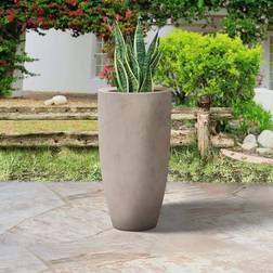 24 H Tall Concrete planter, Large Plant pot, Modern Tapered Flower pot