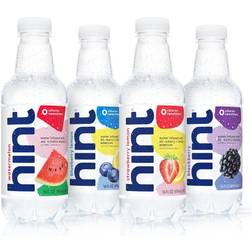 Hint Water White Variety Pack Watermelon Blackberry Blueberry Lemon Strawberry Lemon Count