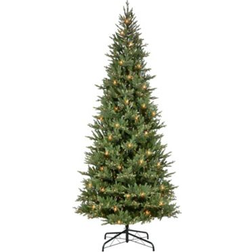 Puleo International Inc. 10-ft. Pre-Lit Balsam Artificial Fir Christmas Tree