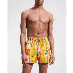 Vilebrequin Sunny Streets Moorise Soleil Men's Swimwear Yellow