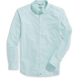 Vineyard Vines On-The-Go brrr Gingham Shirt - Crystal Blue