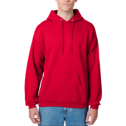 Hanes EcoSmart Fleece Hoodie Unisex - Deep Red