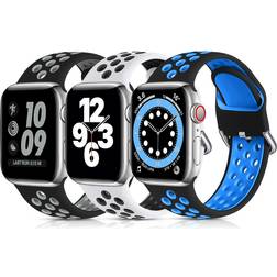 Breathable Soft Silicone Strap for Apple Watch Band 42/44/45/49mm