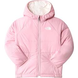 The North Face Kid's Reversible Perrito Insulated Hooded Jacket - Cameo Pink
