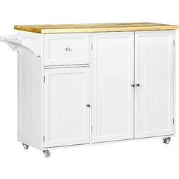 Homcom Kitchen Cart Trolley Table 17.8x53.2"