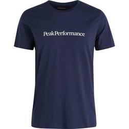 Peak Performance Ground Teeblue Shadow Mand Kortærmede T-shirts hos Magasin Blue Shadow