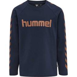 Hummel Boy's T-shirt L/S - Black Iris (213853-7720)