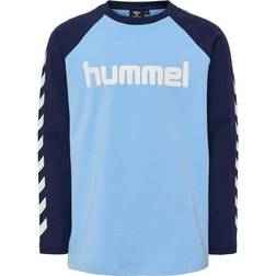 Hummel Boy's T-shirt L/S - Dusk Blue (213853-793)