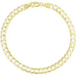 Jewelry Affairs Comfort Curb Link Chain Bracelet - Gold