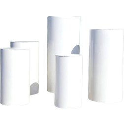 Round Cylinder Stand Pedestal Display 5pcs