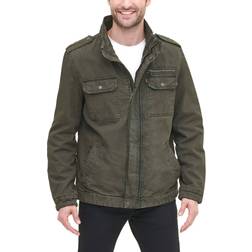 Levi's Washed Cotton Military Jacket, Olive