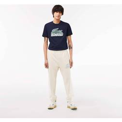 Lacoste Off-White Relaxed-Fit Sweatpants