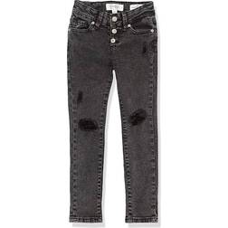 Jessica Simpson Girl's Emma Mid-Rise Jeans - Black Wash
