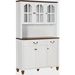 Homcom Kitchen Buffet Hutch Storage Cabinet 43.2x71.8"