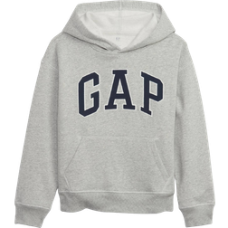 GAP Kid's Arch Logo Hoodie - Light Heather Gray