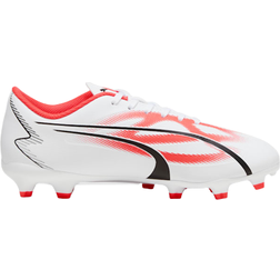 Puma Ultra Play FG AG - White/Black/Fire Orchid