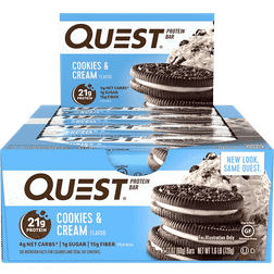 Quest Nutrition Protein Bar Cookies & Cream 60g 12 Stk.