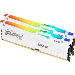 Kingston Fury Beast RGB White DDR5 5600MHz 2x32GB ( KF556C36BWEAK2-64)